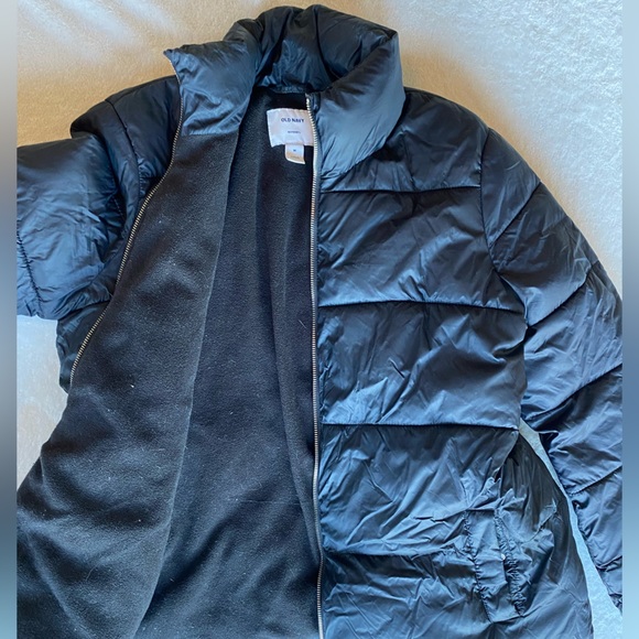 Maternity puffer coat - Picture 3 of 3